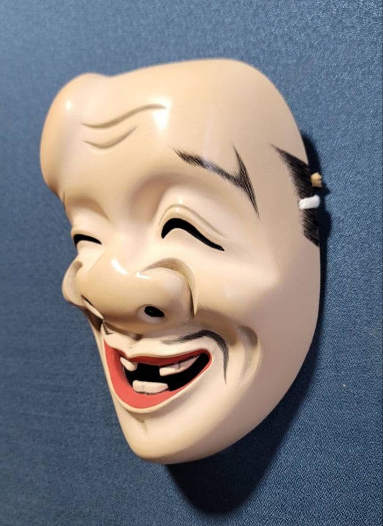 神楽面・創作面・工芸品・道化・コブ