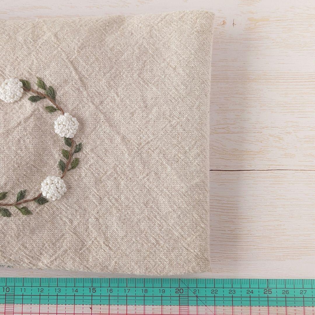 【専用】手刺繍入あずき/小豆のお腹ピロー【こでまり】