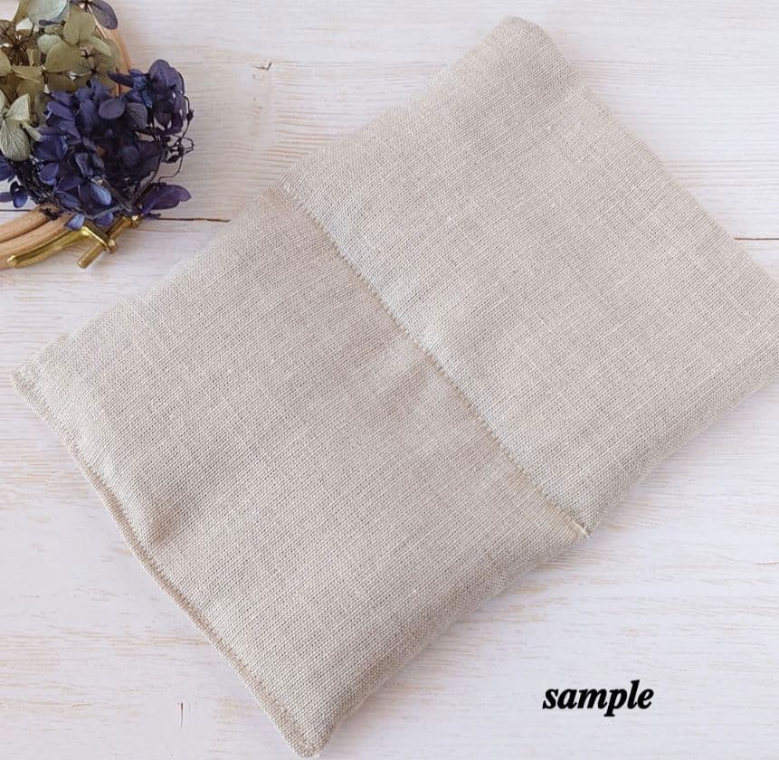 【専用】手刺繍入あずき/小豆のお腹ピロー【こでまり】