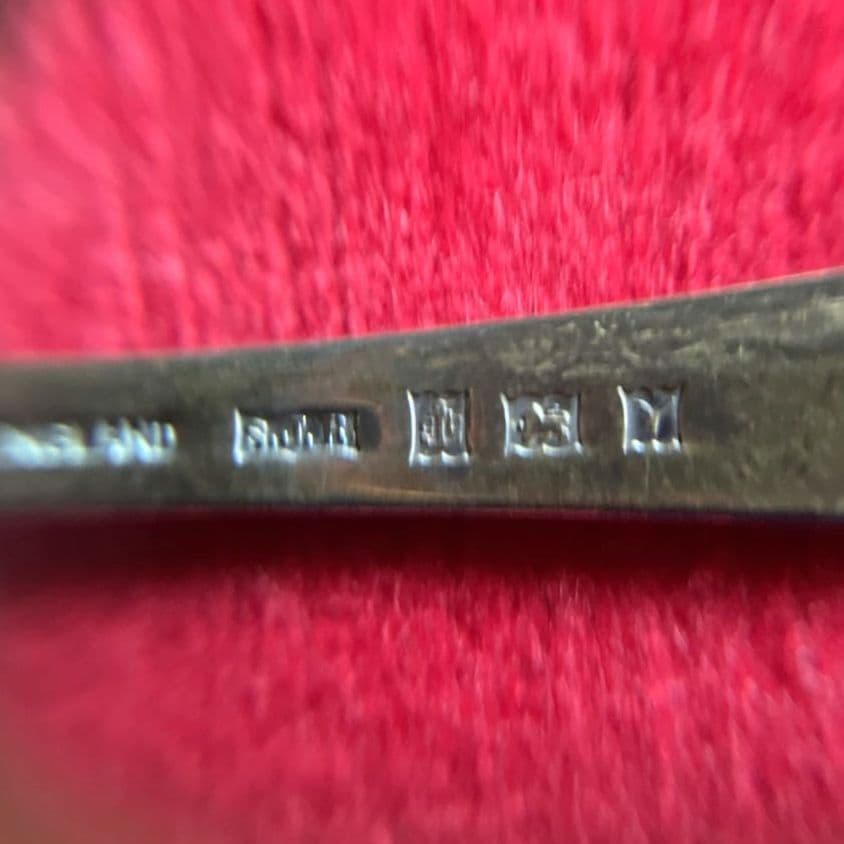 マッピン＆ウェッブ　スターリングシルバー　エナメル　スプーン　6本セット