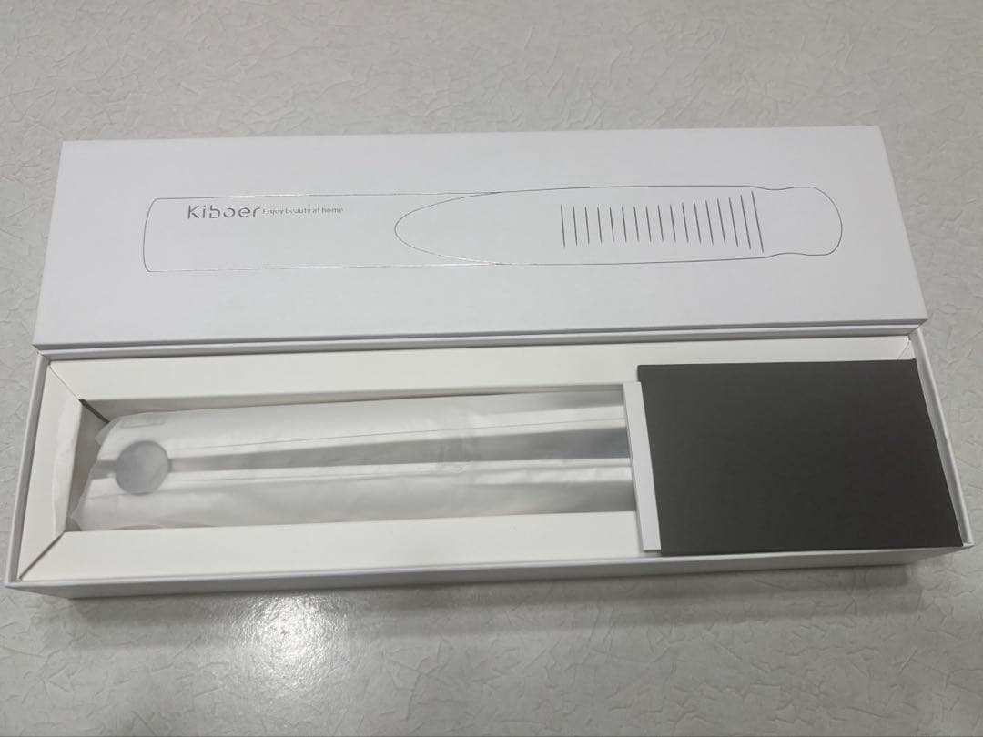 kiboer　超音波トリートメントアイロン　ホワイト【新品未使用】