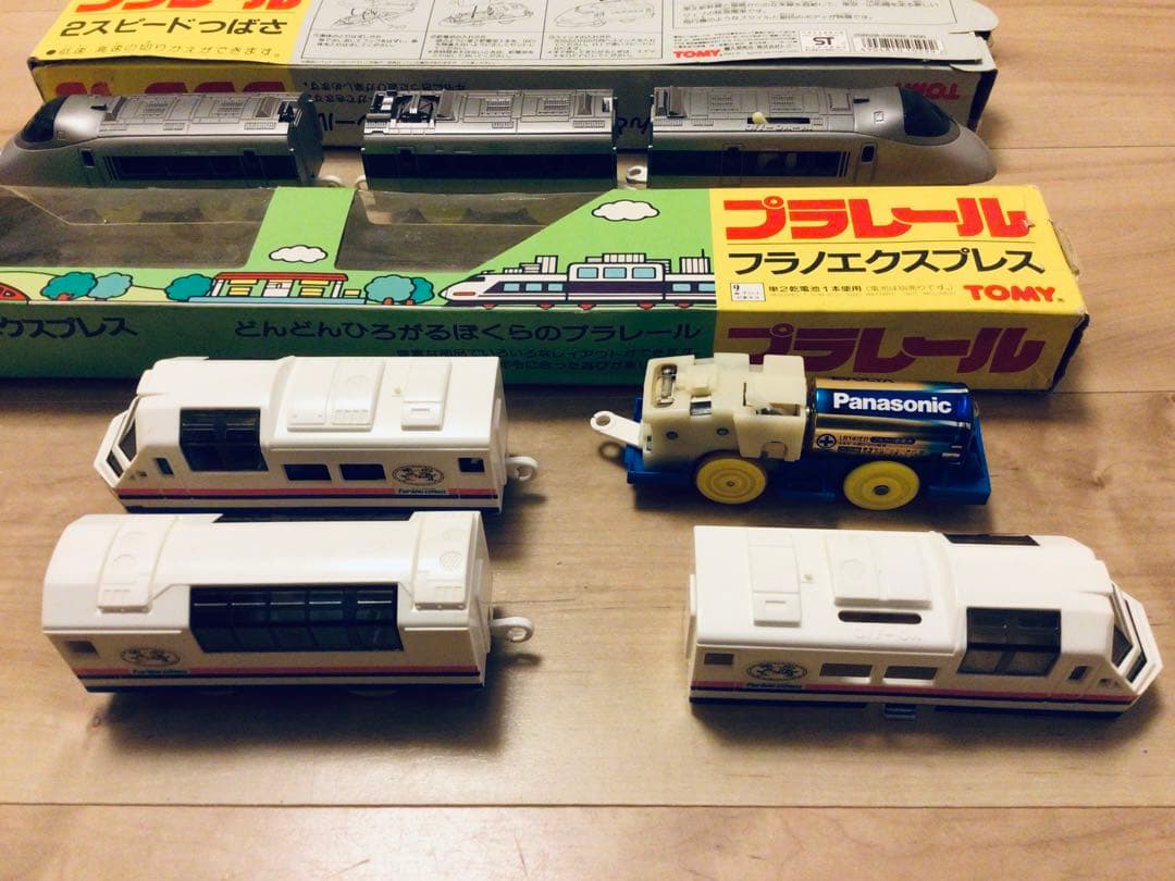 ◉1981年製◉トミー◉プラレール◉電気機関車立体交差セット他◉当時物