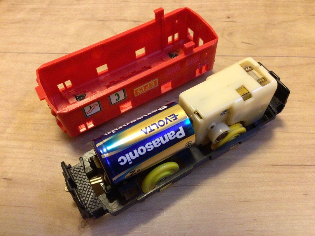 ◉1981年製◉トミー◉プラレール◉電気機関車立体交差セット他◉当時物