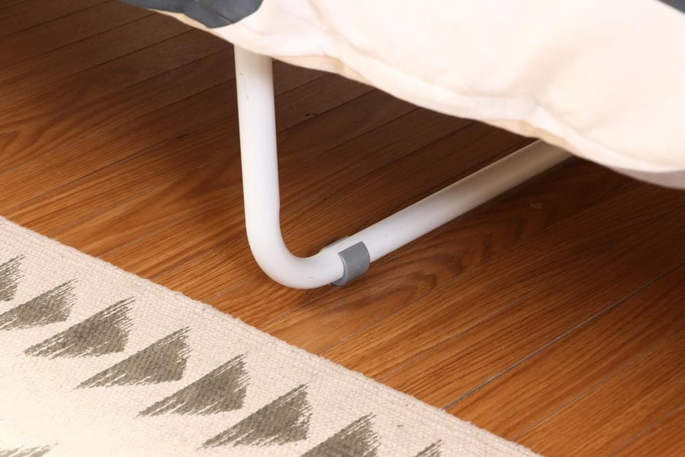 【新品・送料無料】宮付　シングルベッド　タンテ　アイボリー