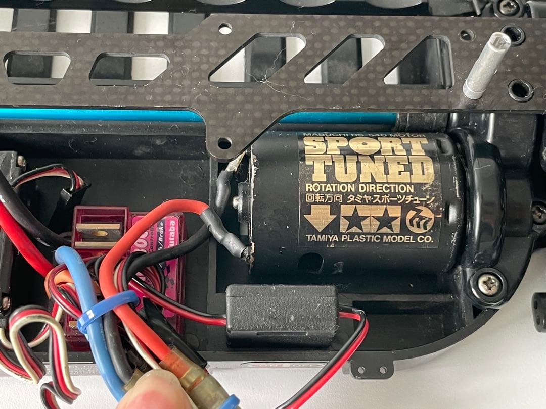 値下げ！TT 01シャーシ フルベア メカ付 OP有り&予備パーツ爆盛り&おまけ