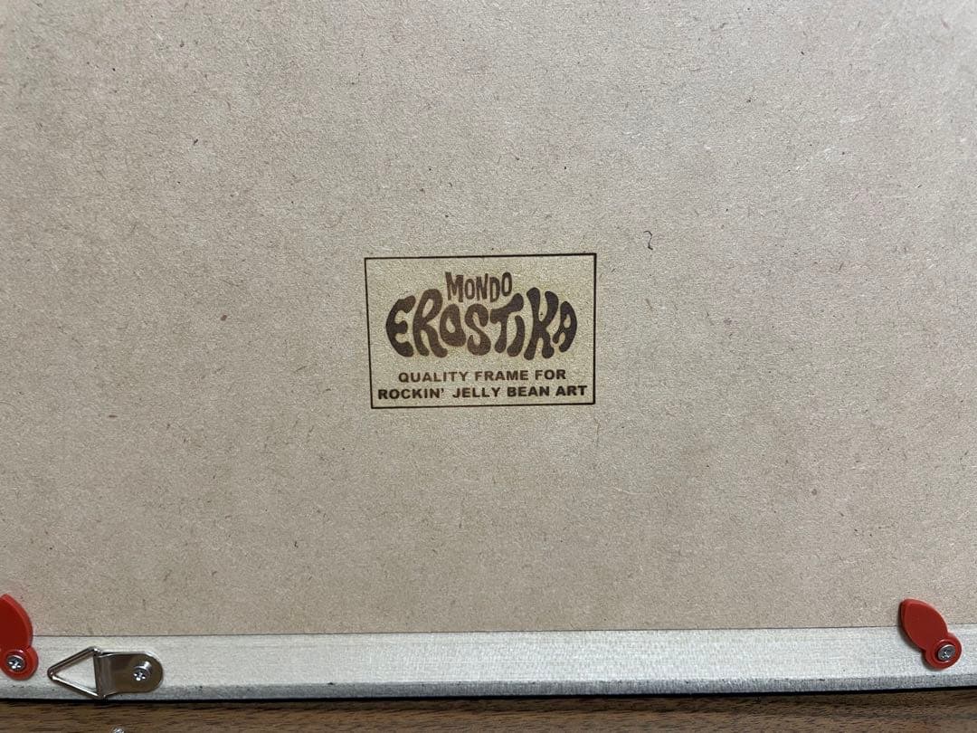 ロッキンジェリービーン シルクスクリーン EROSTIKA20周年 専用額付き