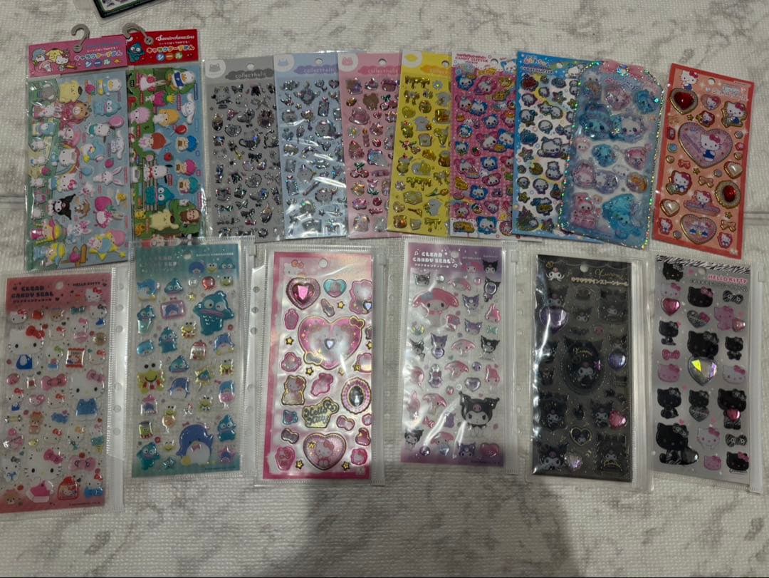 ボンボンドロップシール うるちゅるポップシール サンリオ ディズニーたまごっち