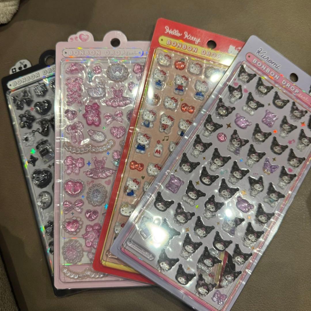 ボンボンドロップシール うるちゅるポップシール サンリオ ディズニーたまごっち