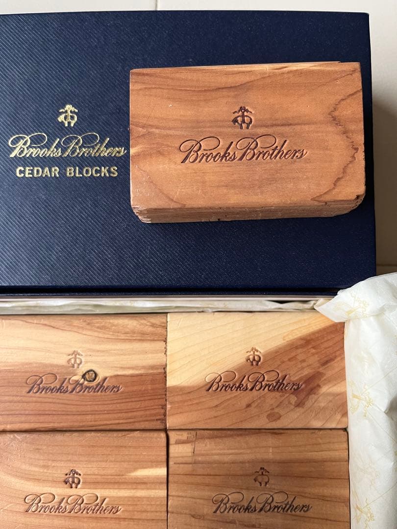 希少【Brooks Brothers】CEDAR BLOCKS（６個セット）