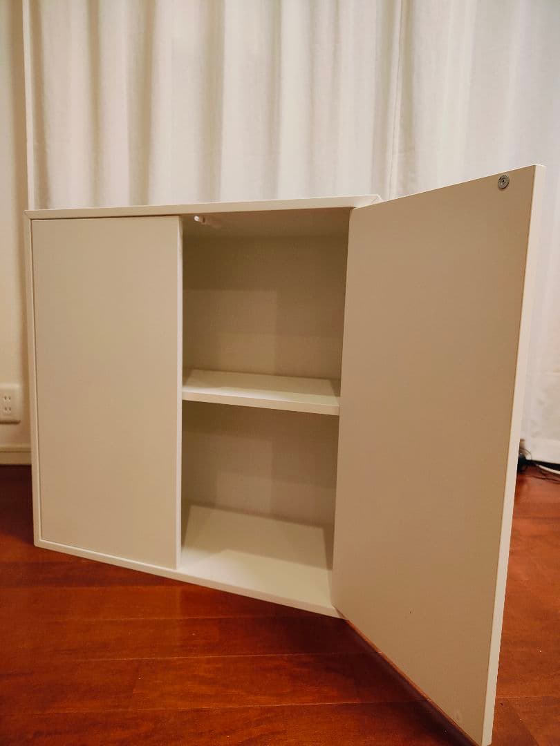 お値下げ中【完成品】IKEA EKET エーケト キャビネット　ホワイト　美品