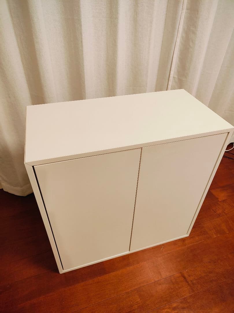 お値下げ中【完成品】IKEA EKET エーケト キャビネット　ホワイト　美品