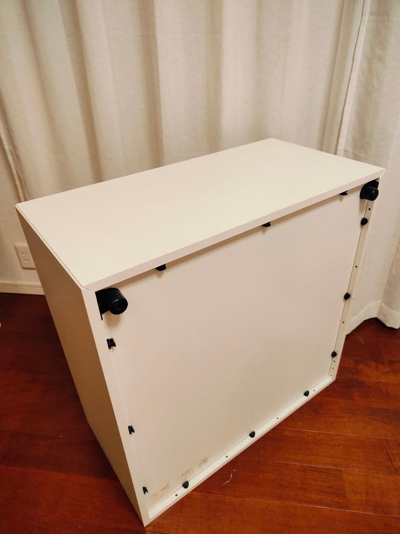 お値下げ中【完成品】IKEA EKET エーケト キャビネット　ホワイト　美品