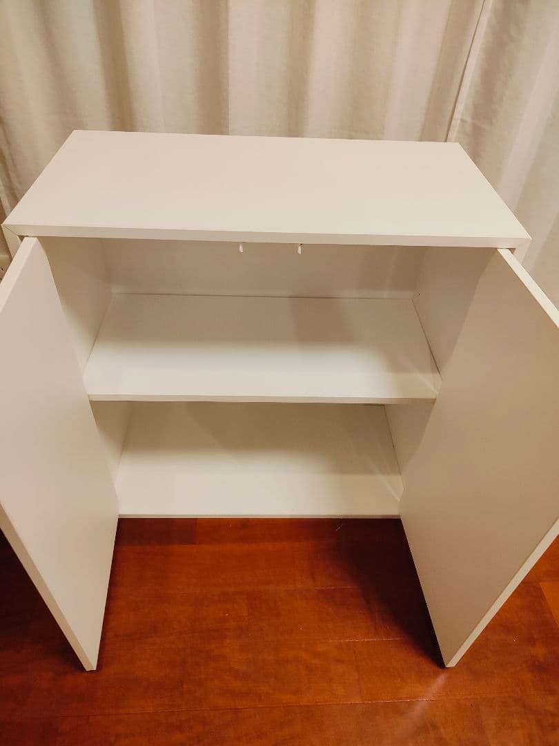お値下げ中【完成品】IKEA EKET エーケト キャビネット　ホワイト　美品