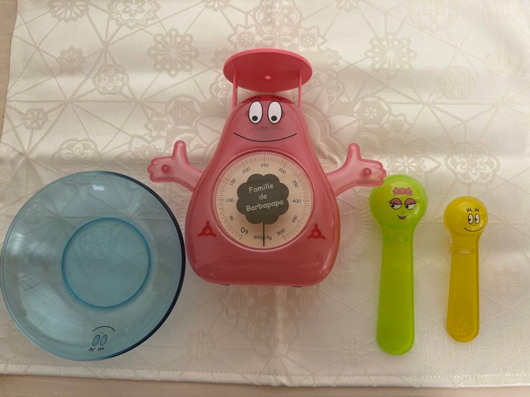 ☆激レアBarbapapa☆バーバパパ☆機械式スケール・計量スプーン付き・新品☆