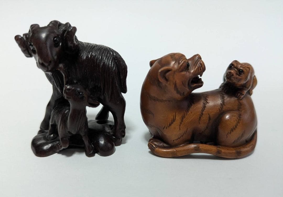 【9点まとめ売り】 根付 七福神 動物 光玉 銘有り 美術品 コレクション