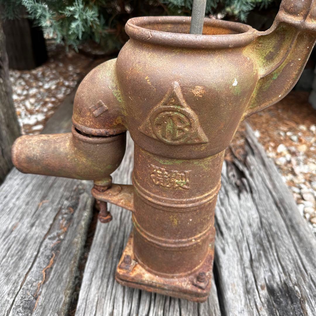 ガーデニング レトロ 井戸ポンプ 手動式 ビンテージ 手押しポンプ