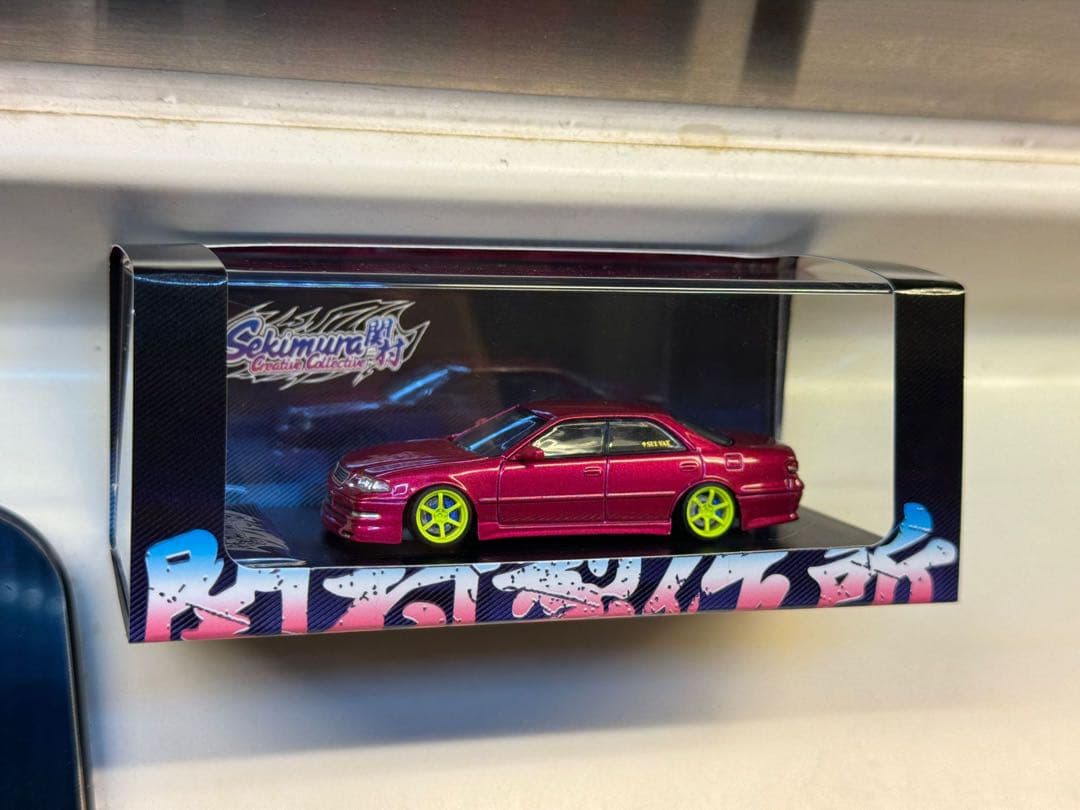 1/64 Vertex VERTEXJZX100MKII 風 関村改完成品ピンク