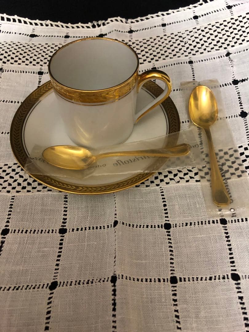 クリストフル ゴールドプレート モカスプーン 新品　未使用品　2本