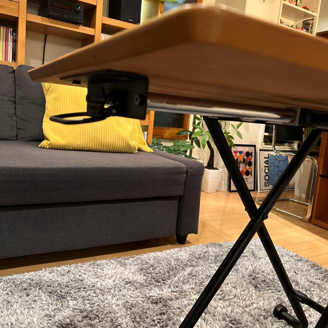 Noce アジャスタブルテーブルBF6420 ブラック×ウォールナット