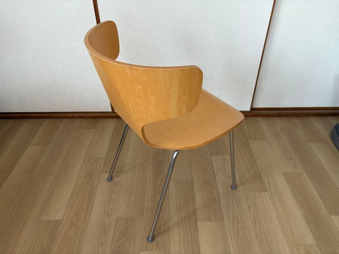 ヴィンテージチェア　剣持勇　天童木工　カブトチェア　成形合板