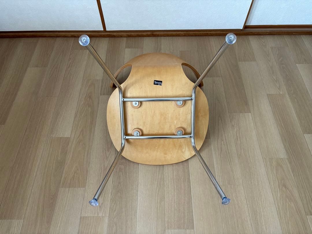 ヴィンテージチェア　剣持勇　天童木工　カブトチェア　成形合板