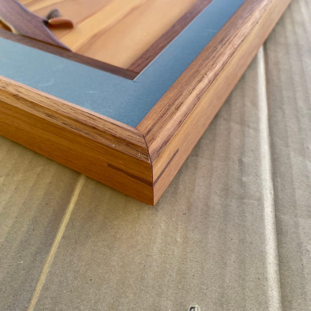 寄せ木象嵌工房 Pecker ペッカー工房 ふくろう フクロウ 額縁 インテリア