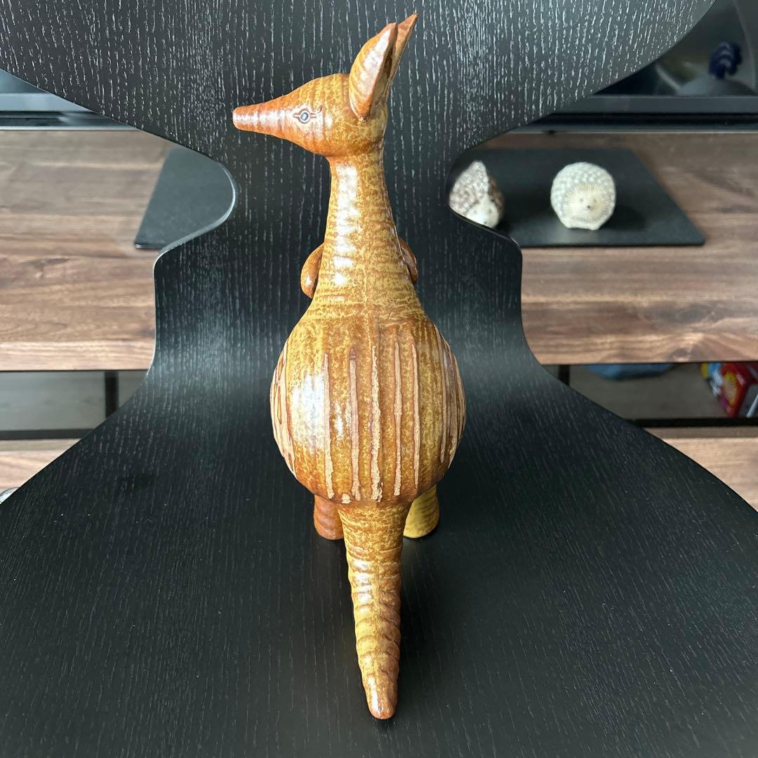 リサラーソン カンガルー グスタフスベリ 親カンガルーのみ　希少　ヴィンテージ