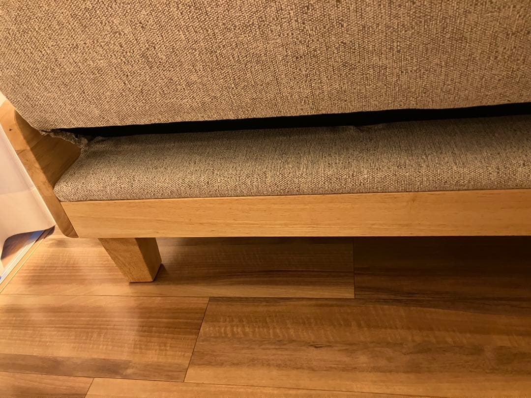 2人掛けソファベッド リクライニング モダンデコ　幅186cm