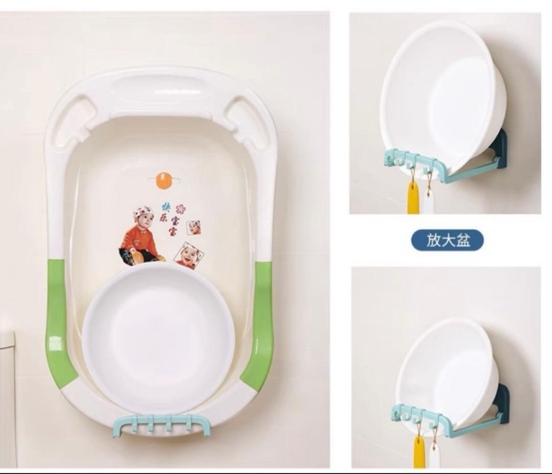 お風呂　ラック　フック　壁掛け　吸盤　強力　賃貸　洗面器　掃除用具　タオルかけ