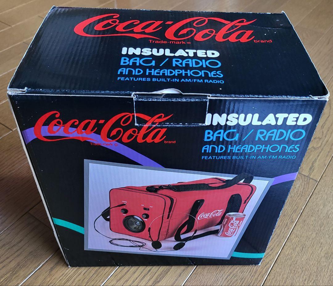 1980年代】コカ・コーラ ヴィンテージ ラジオ内蔵 クーラーバッグ