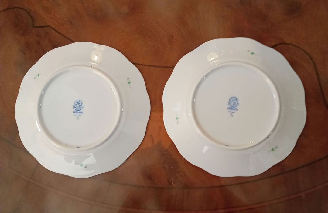 【ショコラ】ヘレンド　ケーキ皿　 19cm ２枚セット