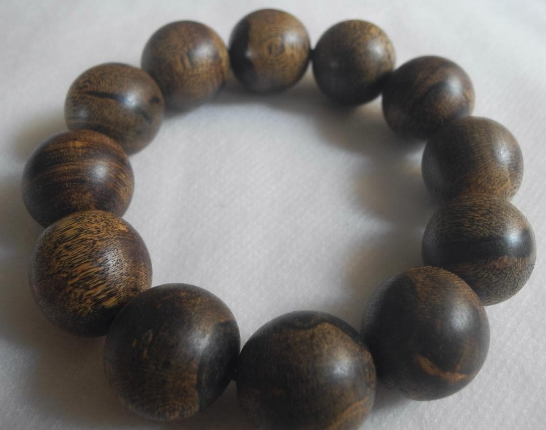 ベトナム産 香木 ブレスレット 数珠 花沈香 良品 良い香り 44g 18mm