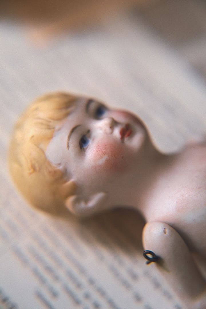 h*a様 アンティーク ビスクドール ミニョネット ドイツ - メルカリ