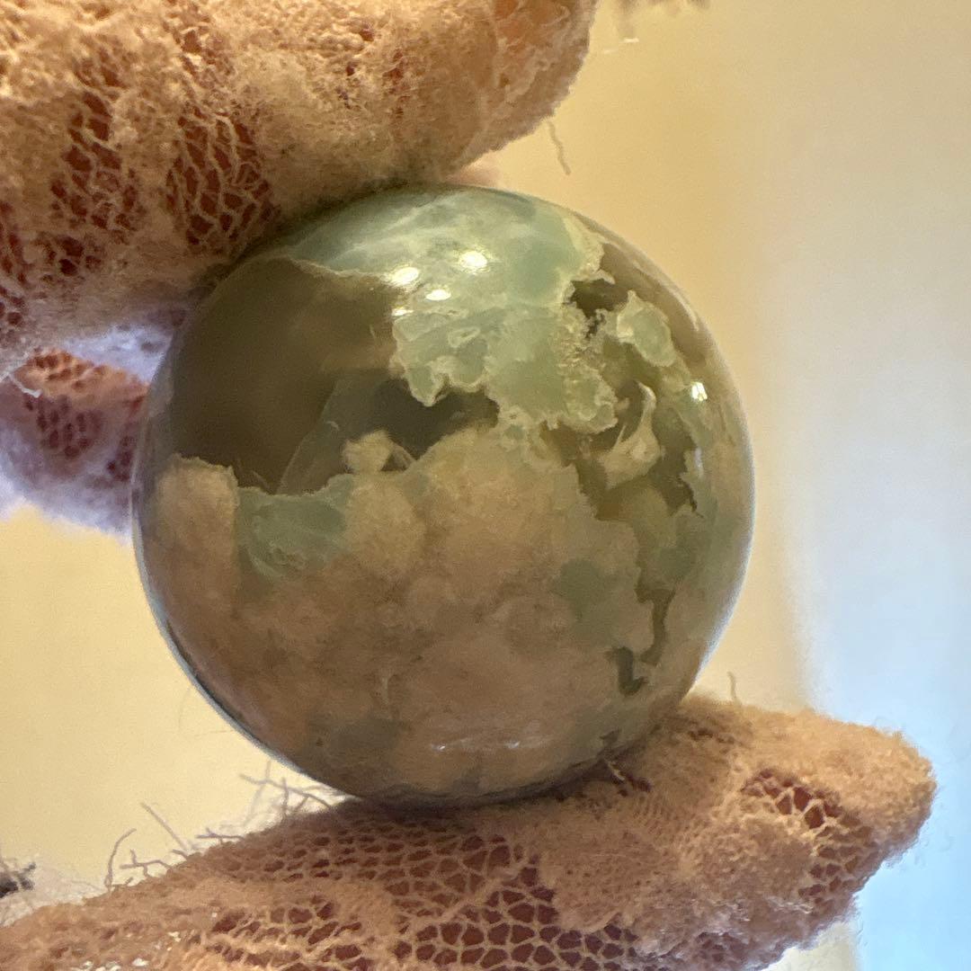 レア♡高品質♡グリーン桜瑪瑙スフィア♡No.1772 - メルカリ