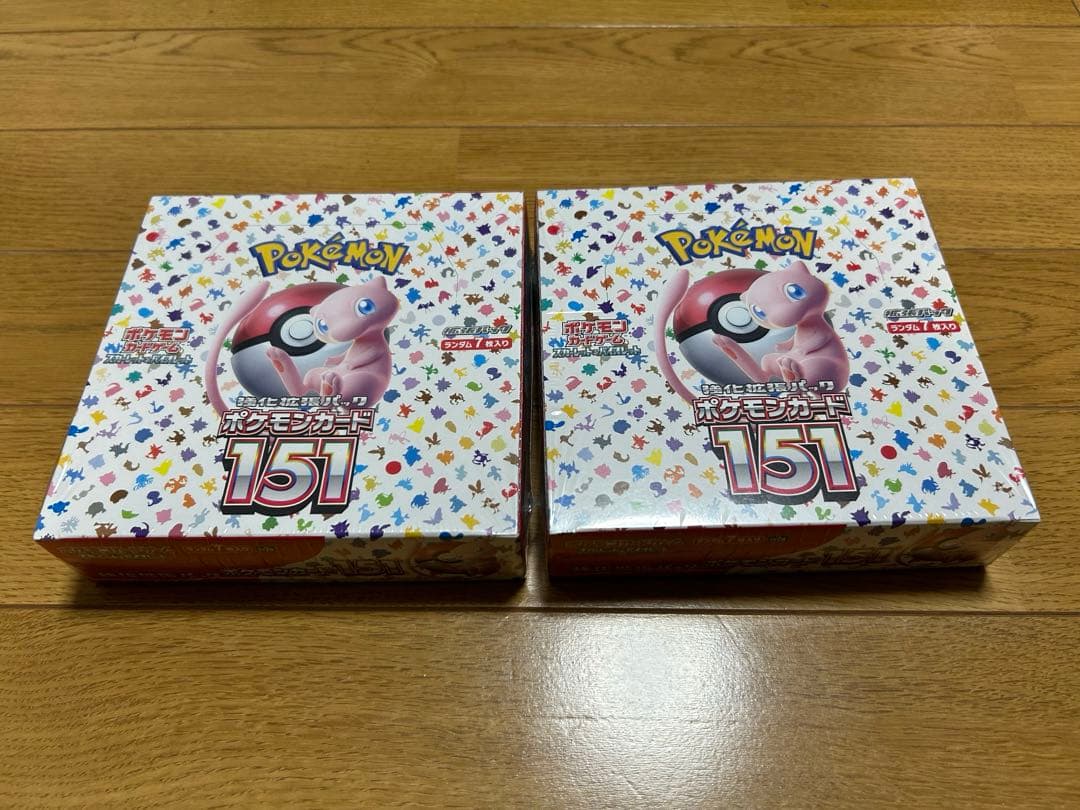 ポケモンカード151シュリンク付きbox