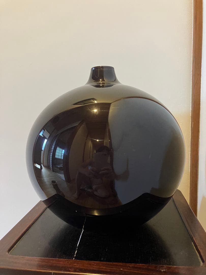 ガラス　工芸品　壺　井上剛　硝子企画舎　プリズムプラス