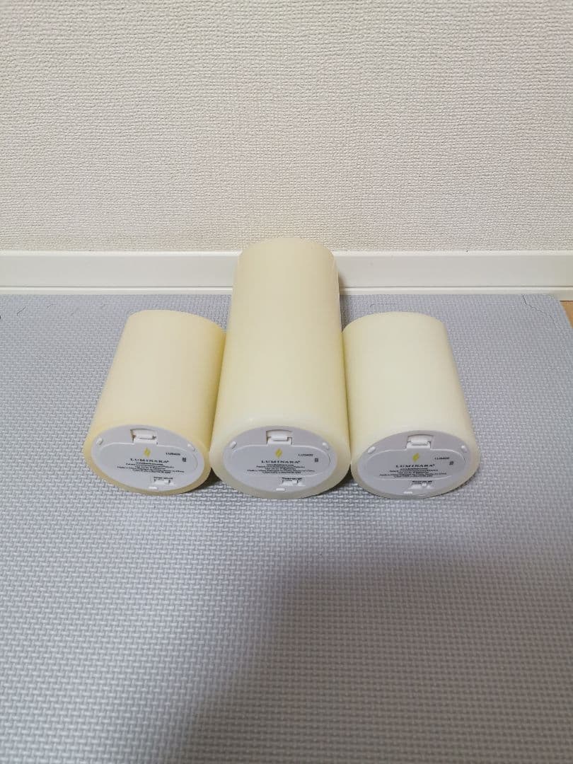 LEDキャンドル LUMINARA ピラー 3本セット