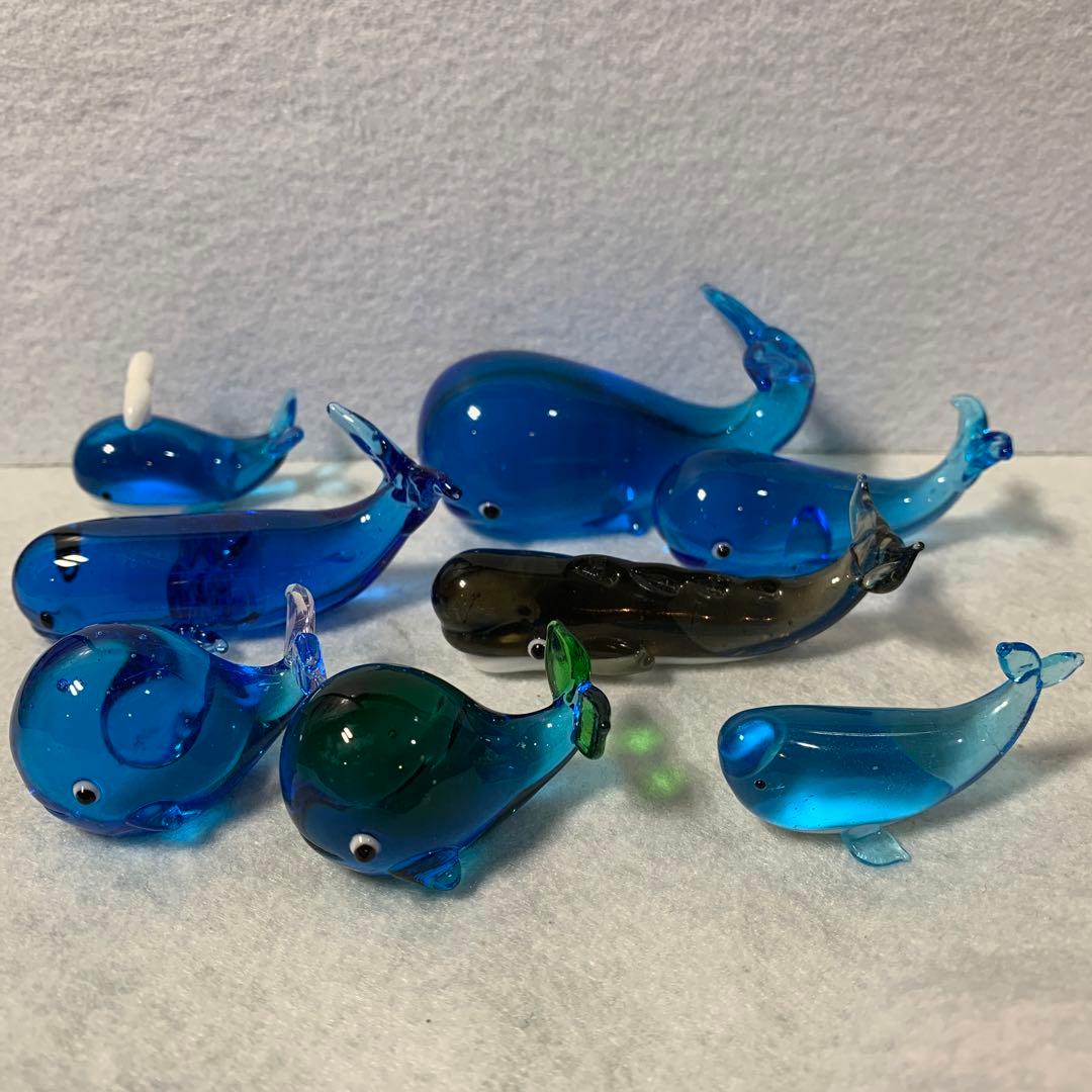 クジラ　ガラス細工