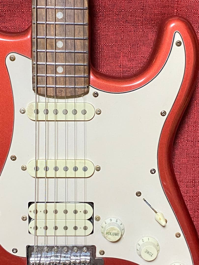 美品】BUSKER'S バスカーズ ストラトキャスター 赤 エレキギター 入門