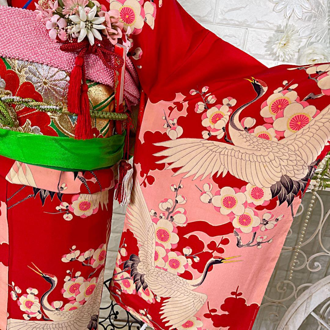 ツナマヨ★アンティーク着物★七五三セット