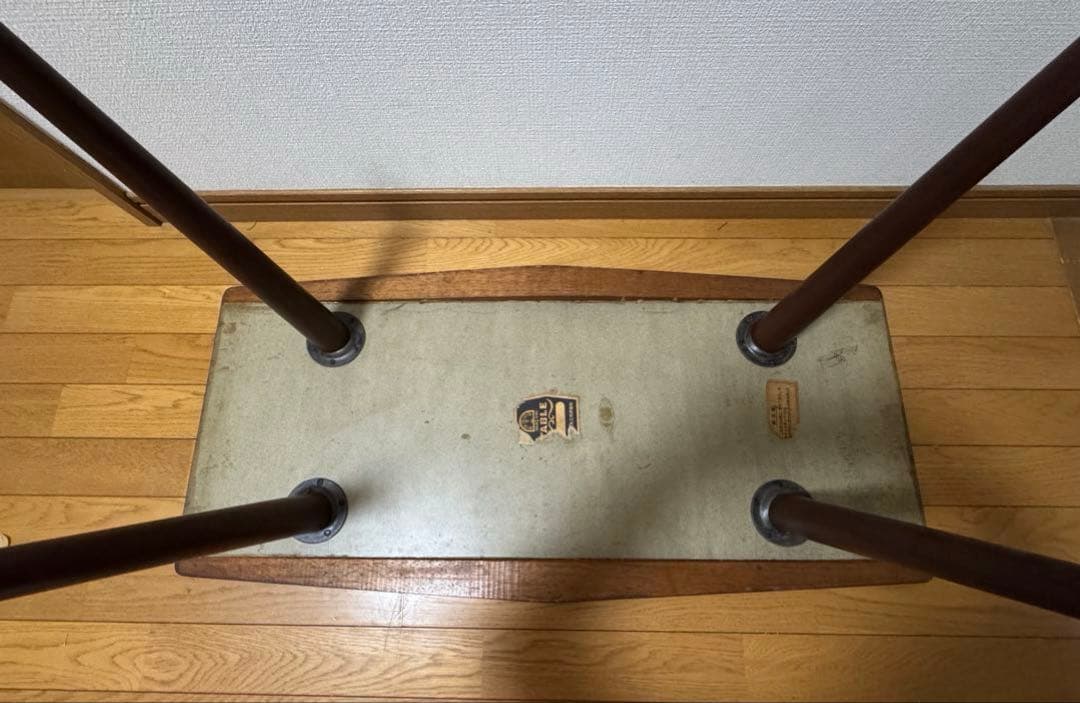 マルニ　孔雀マーク　ヴィンテージ　テーブル　昭和レトロ