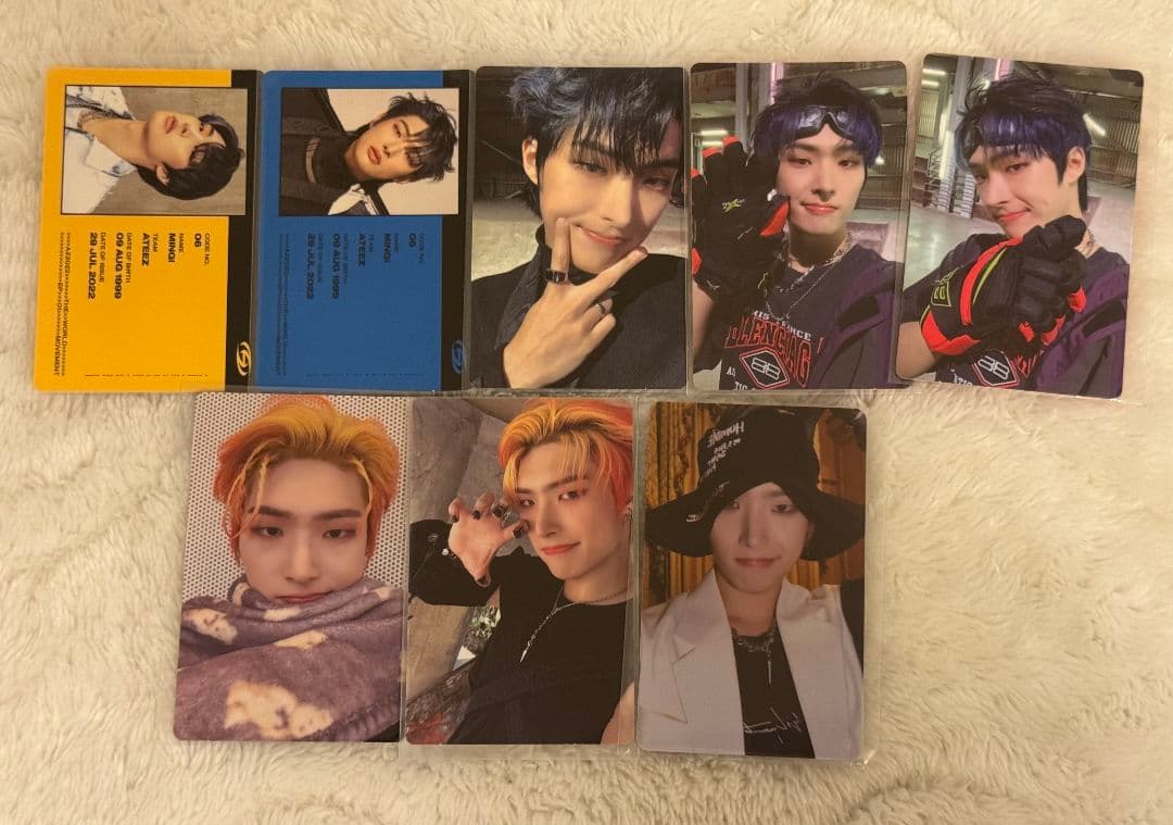 ATEEZ ミンギ MOVEMENT HALAZIA トレカまとめ売りセット - メルカリ