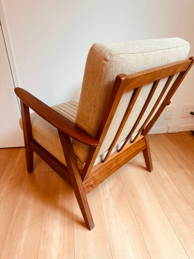 北欧 ヴィンテージ イージーチェア1人掛けソファ ミッドセンチュリー チーク