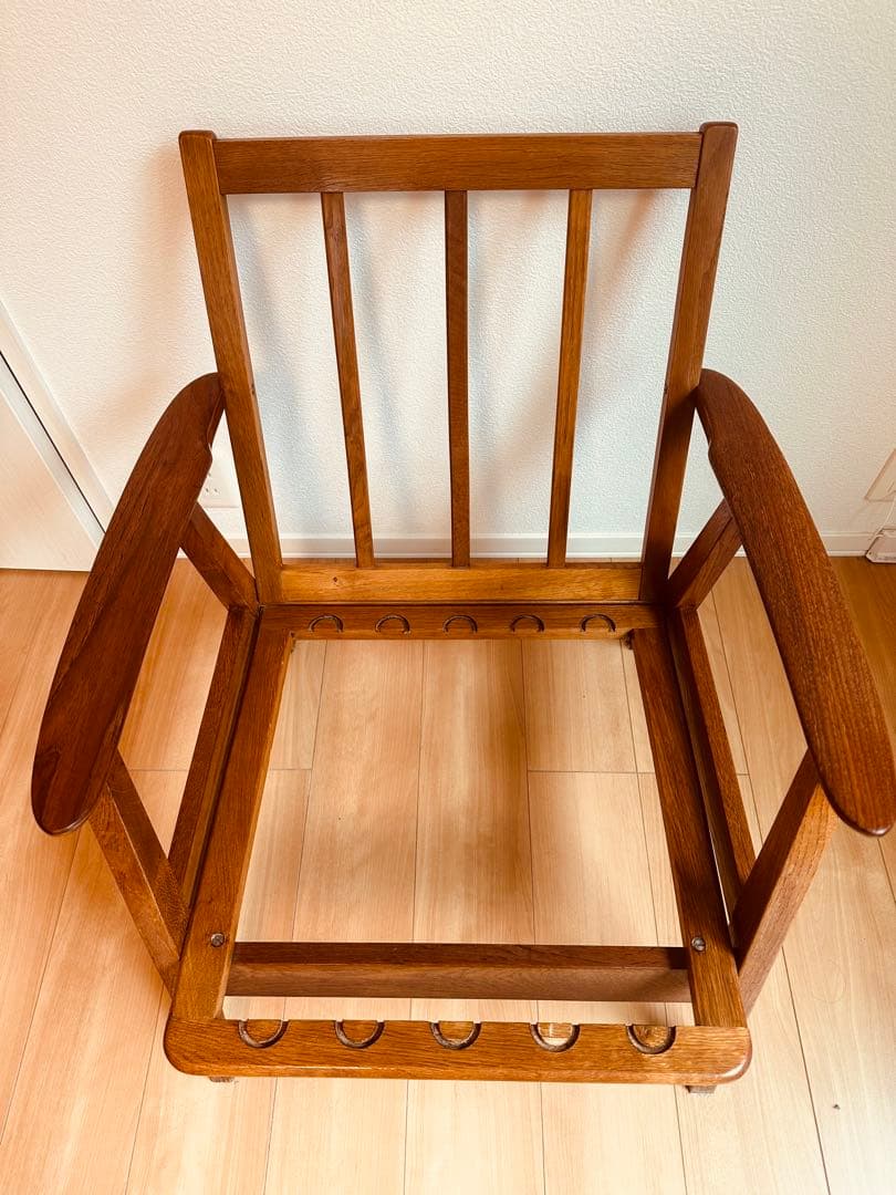 北欧 ヴィンテージ イージーチェア1人掛けソファ ミッドセンチュリー チーク