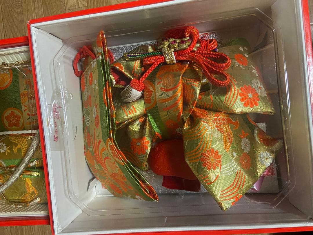 七五三　帯、小物　はこせこセット　箱付き