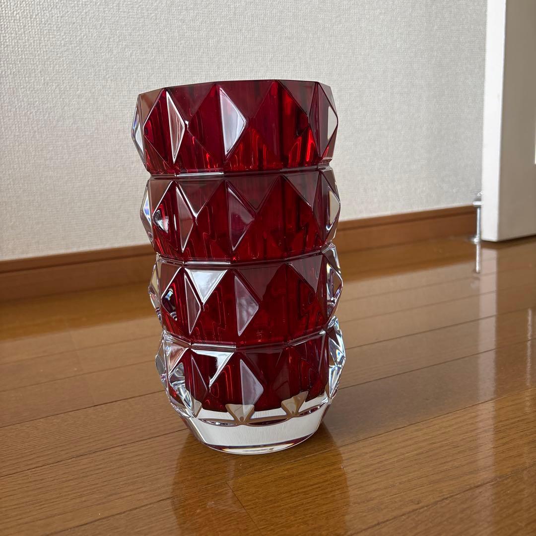 新品 Baccarat/バカラ ルクソール ラウンドベース レッド - メルカリ