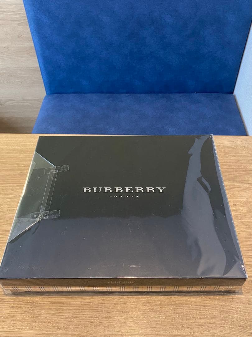 【未使用品箱付き】バーバリー　タオルシーツ　チェック柄　 西川産業　ベージュ