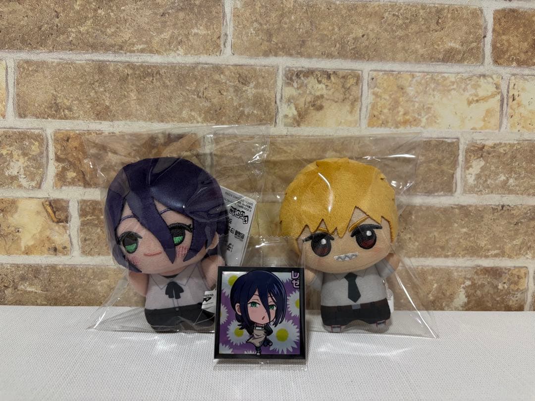 チェンソーマン ちびぐるみ レゼ篇 デンジ レゼ 2点セット シール付き