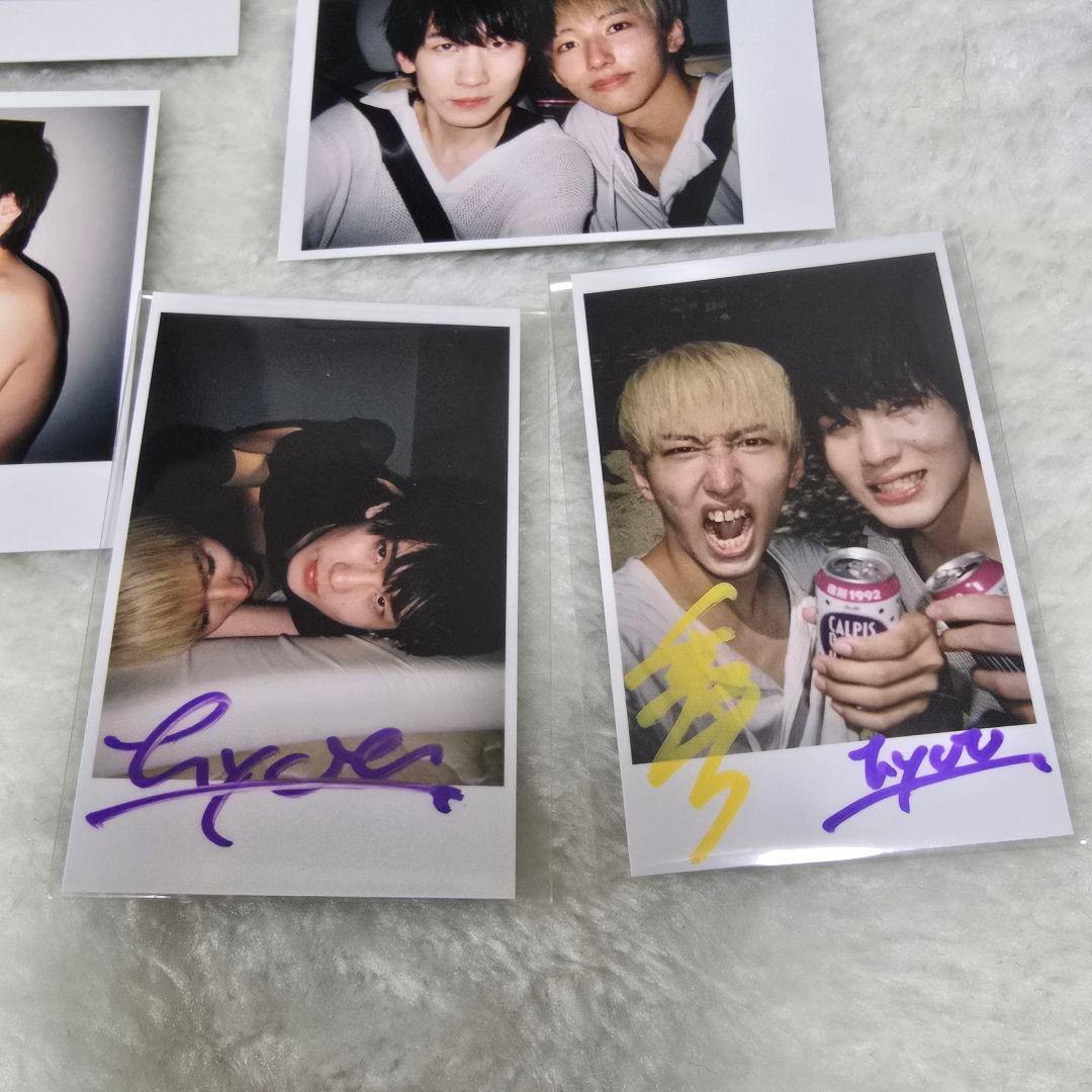 即購入可】おにいさんずラブ チェキ風写真8枚とその内直筆サイン入り2