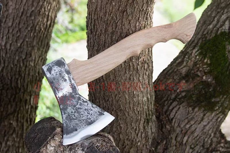 04276万軍-トマホーク-高炭素鋼 古兵器 刀装具 日本刀 模造刀 狩猟 斧